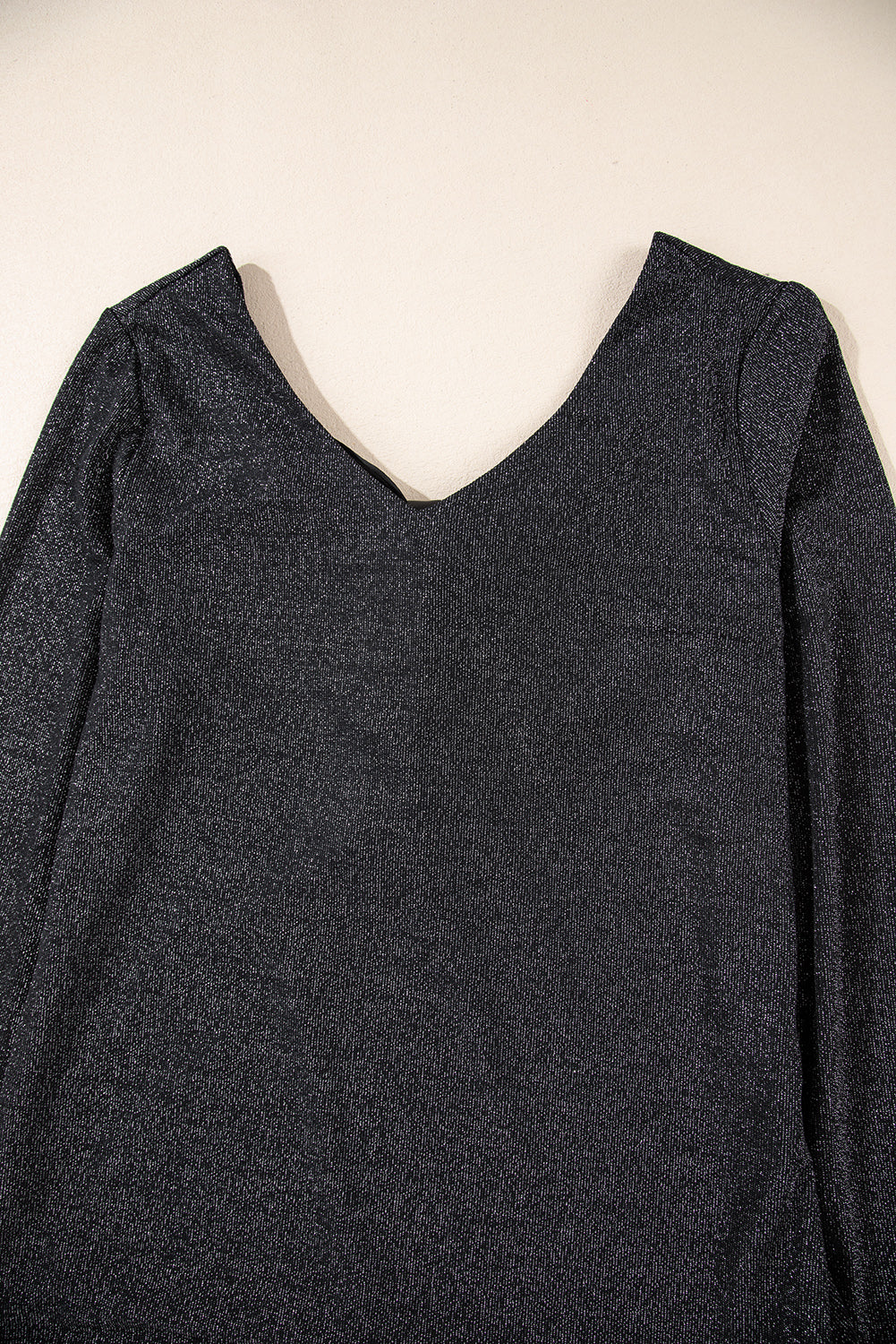 V-Neck Long Sleeve Blouse