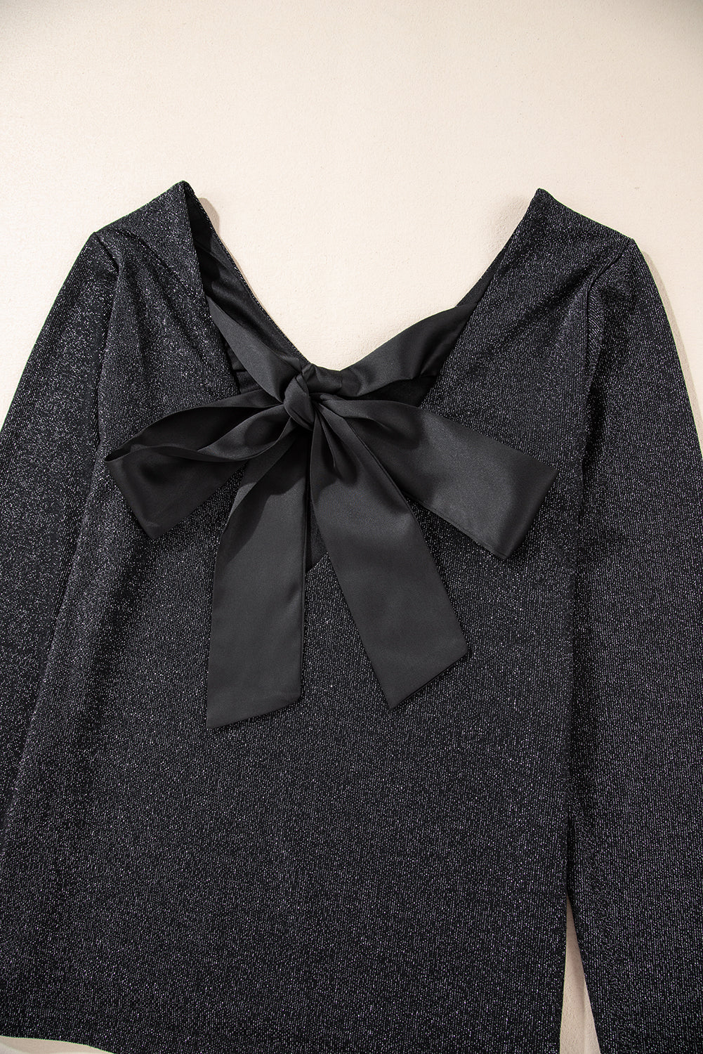 V-Neck Long Sleeve Blouse